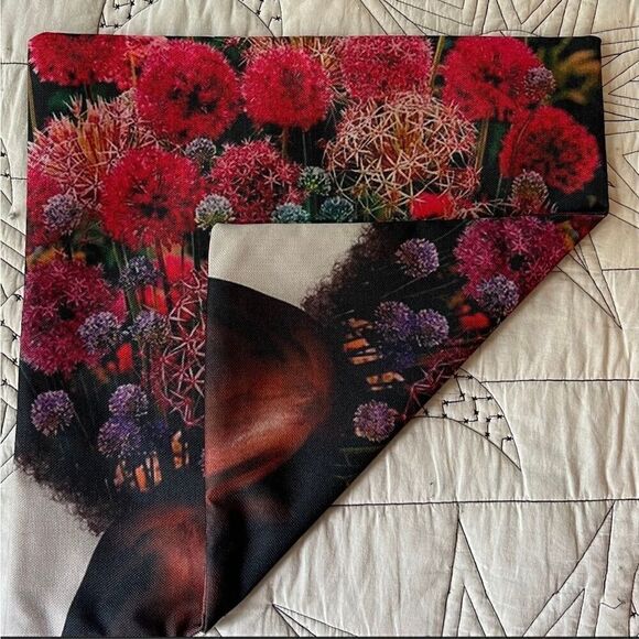 Black Girl Magic Throw Pillow Cover Waterproof Outdoor Fits 18x18 or 20x20 Inser - Picture 3 of 5